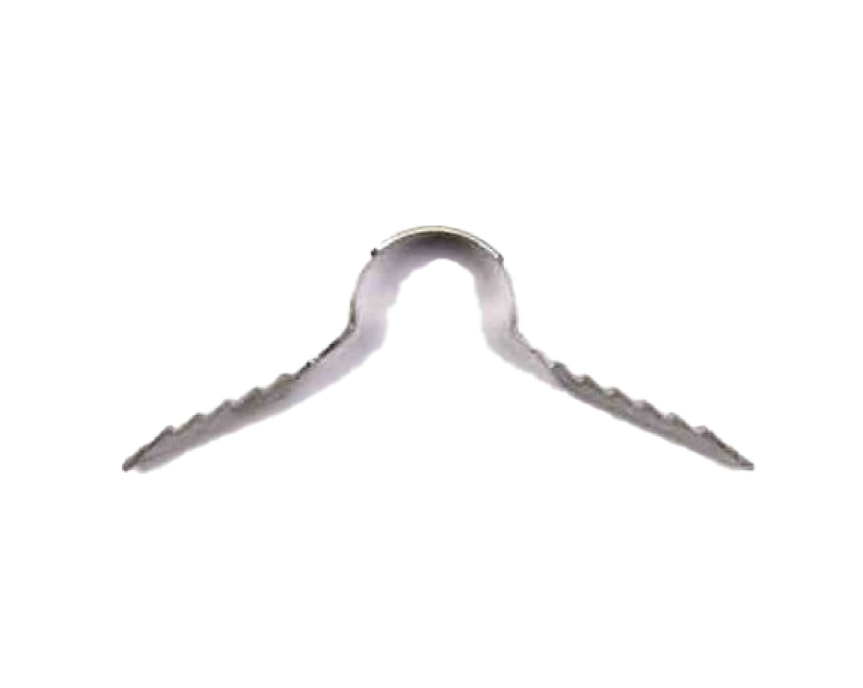 5/16" STAINLESS STEEL CABLE CLIP - SHARK TOOTH ANCHOR (100/PKG) - 10013440 (TPI101021) - Cable Connection & Supply Company Inc.