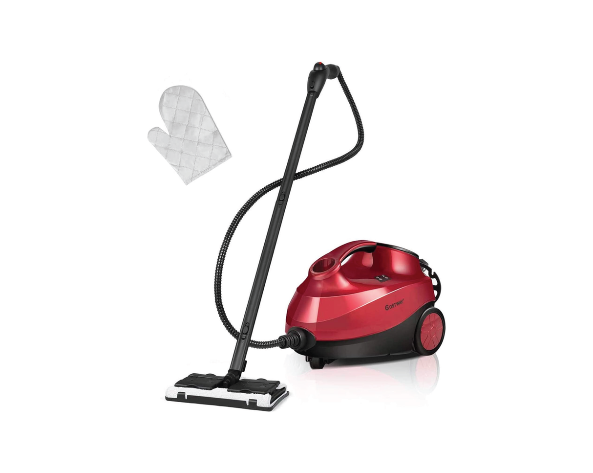 COSTWAY 2000W Multipurpose Steam Cleaner with 19 Accessories | B07Z98NGCZ - Cable Connection & Supply