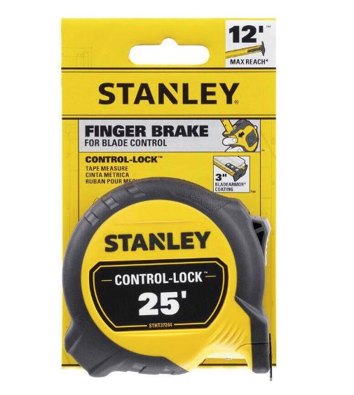 Stanley 25 ft. Control Lock Tape Measure | STHT37244 - Cable Connection & Supply
