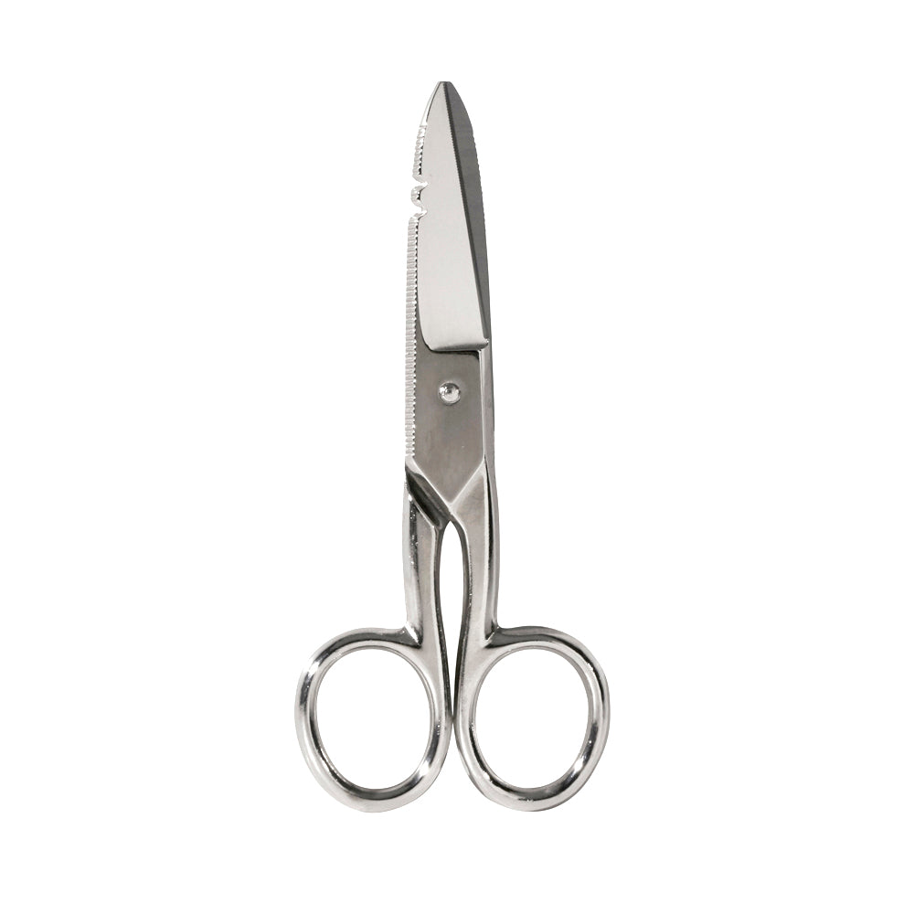 Electrician's Scissors, Nickel Plated | 2100-7 - Cable Connection & Supply
