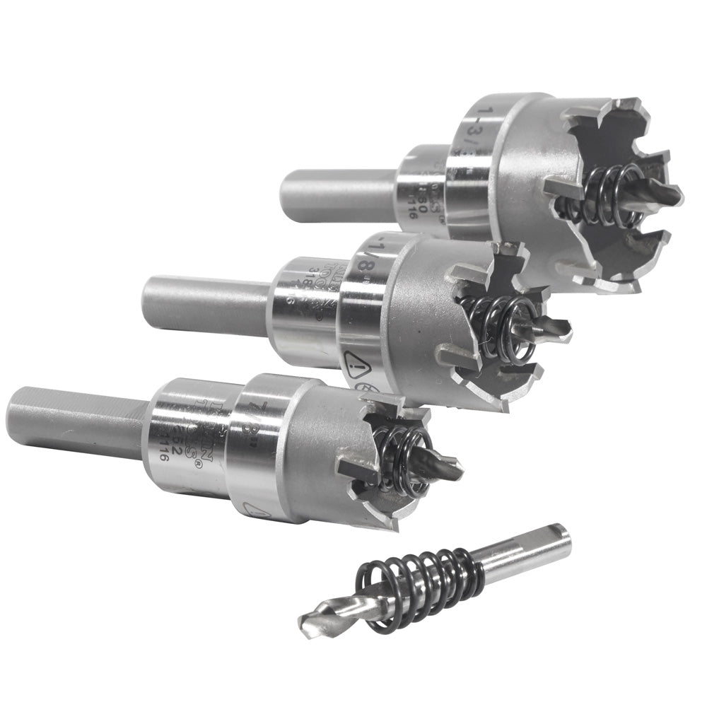 Hole Cutter Kit, Carbide Hole Cutter, 4-Piece | 31872 - Cable Connection & Supply