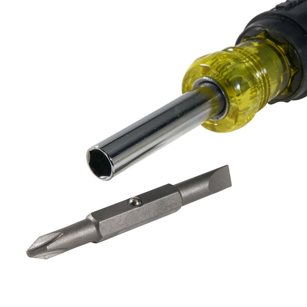 Multi-Bit Screwdriver / Nut Driver, 5-in-1, Phillips, Slotted Bits | 32476 - Cable Connection & Supply