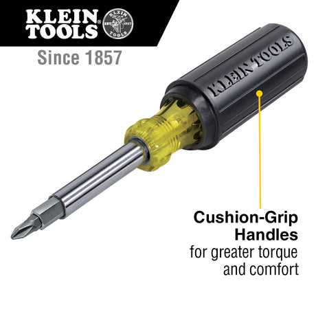 Multi-Bit Screwdriver / Nut Driver, 11-in-1, Ph, Sl, Sq, TORX® Bits | 32500 - Cable Connection & Supply