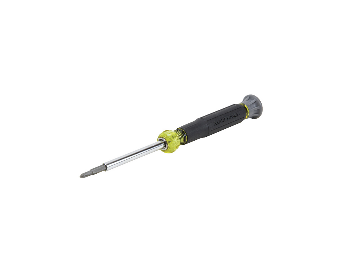 Multi-Bit Electronics Screwdriver, 4-in-1, Phillips, Slotted Bits | 32581 - Cable Connection & Supply