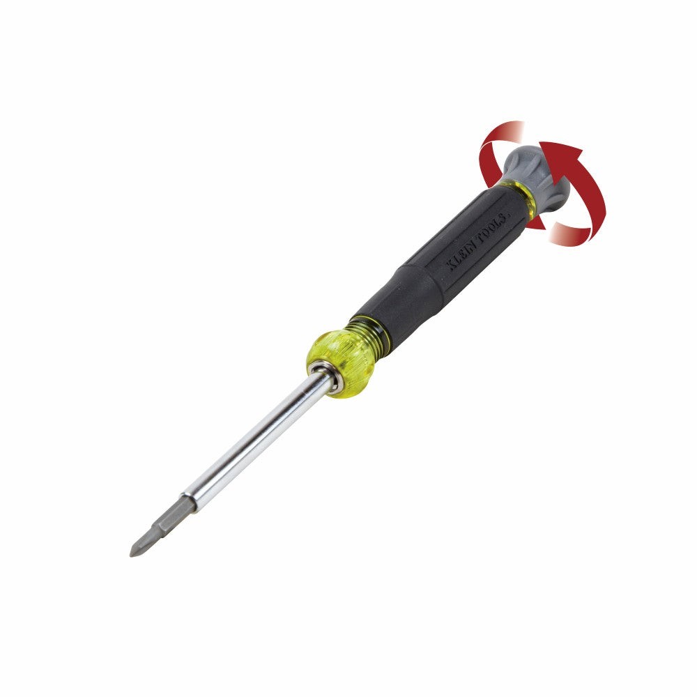 Multi-Bit Electronics Screwdriver, 4-in-1, Phillips, Slotted Bits | 32581 - Cable Connection & Supply