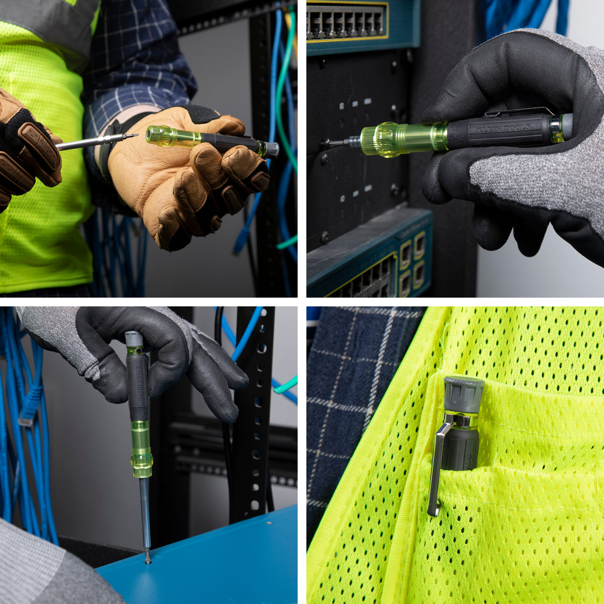 Multi-Bit Electronics Pocket Screwdriver, 4-in-1, Ph, Sl Bits | 32614 - Cable Connection & Supply