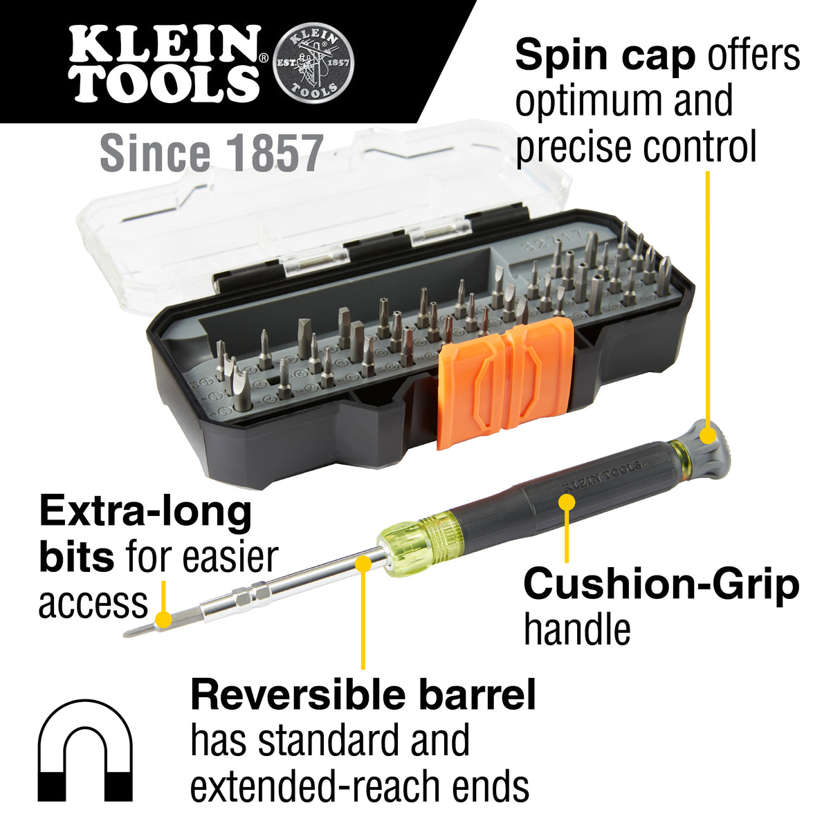 All-in-1 Precision Screwdriver Set with Case | 32717 - Cable Connection & Supply