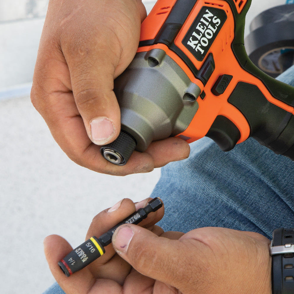 3-in-1 Impact Flip Socket, 1/4-Inch, 5/16-Inch, 3-Inch Length | 32766 - Cable Connection & Supply