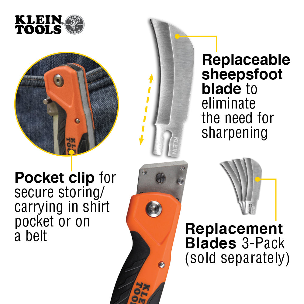 Cable Skinning Utility Knife with Replaceable Blade | 44218 - Cable Connection & Supply
