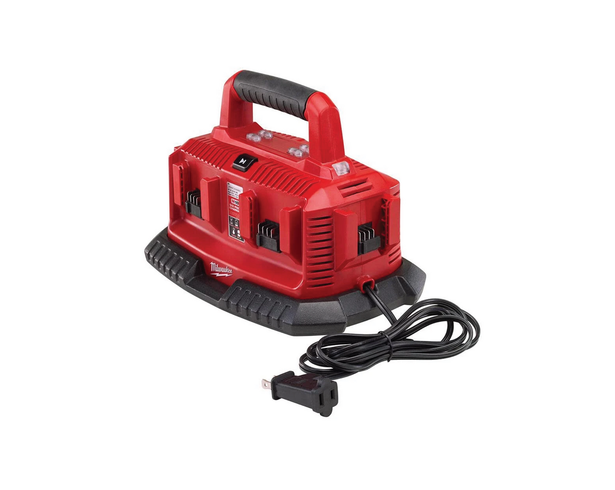 Milwaukee M18 Six-Pack Sequential Charger | 48-59-1806 - Cable Connection & Supply