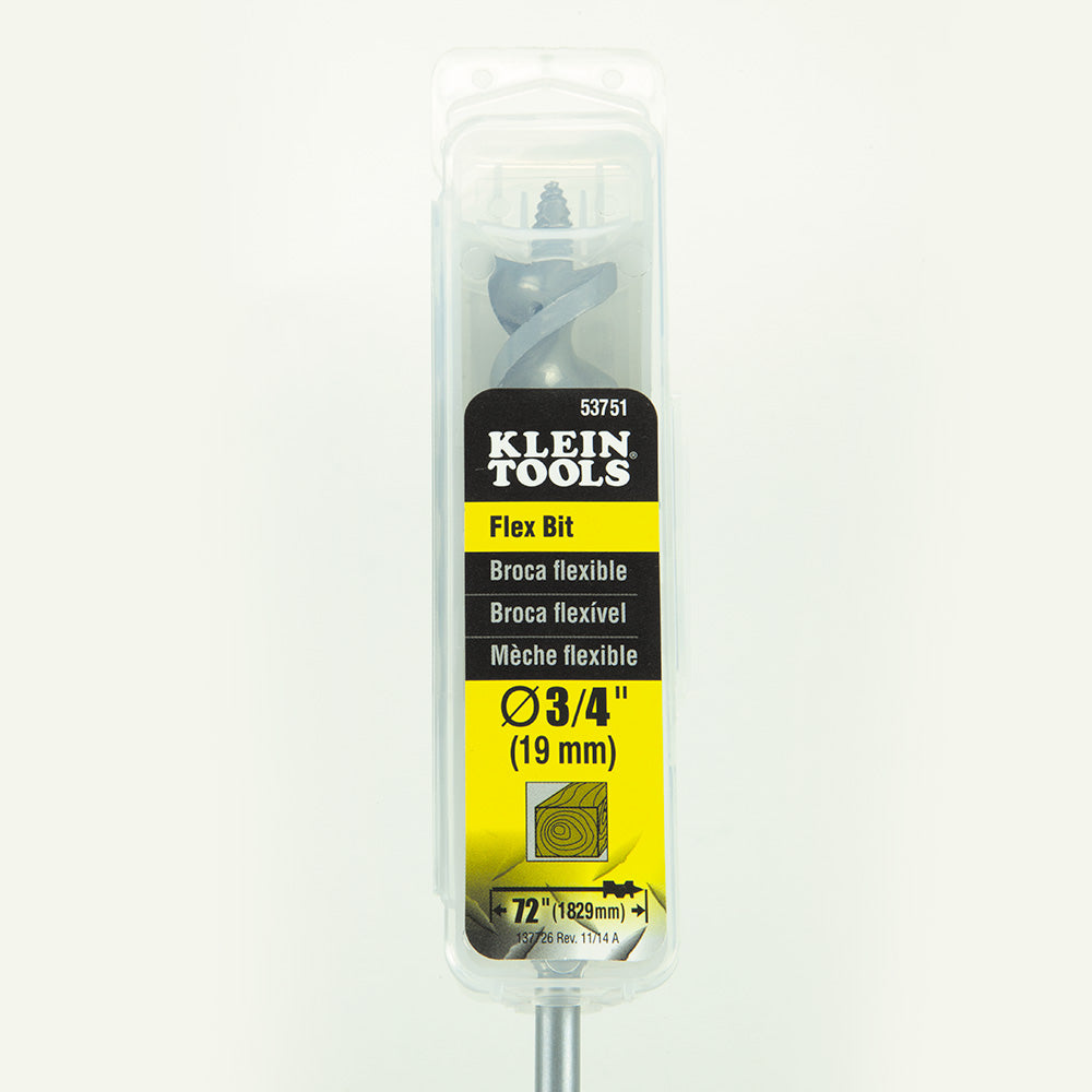 Flex Bit Auger 3/4-Inch x 72-Inch | 53751 - Cable Connection & Supply