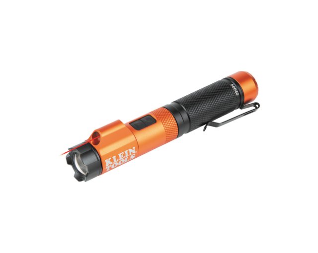 Rechargeable Focus Flashlight with Laser | 56040 - Cable Connection & Supply