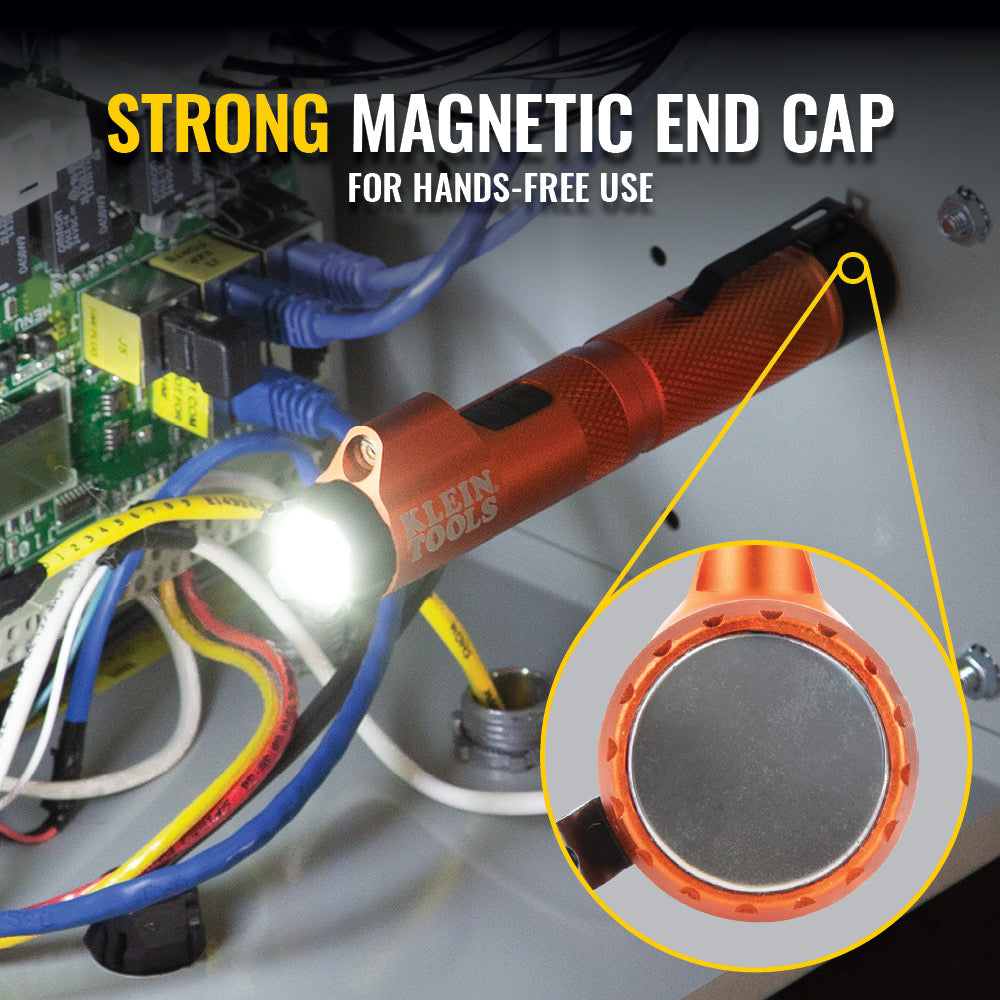 Rechargeable Focus Flashlight with Laser | 56040 - Cable Connection & Supply