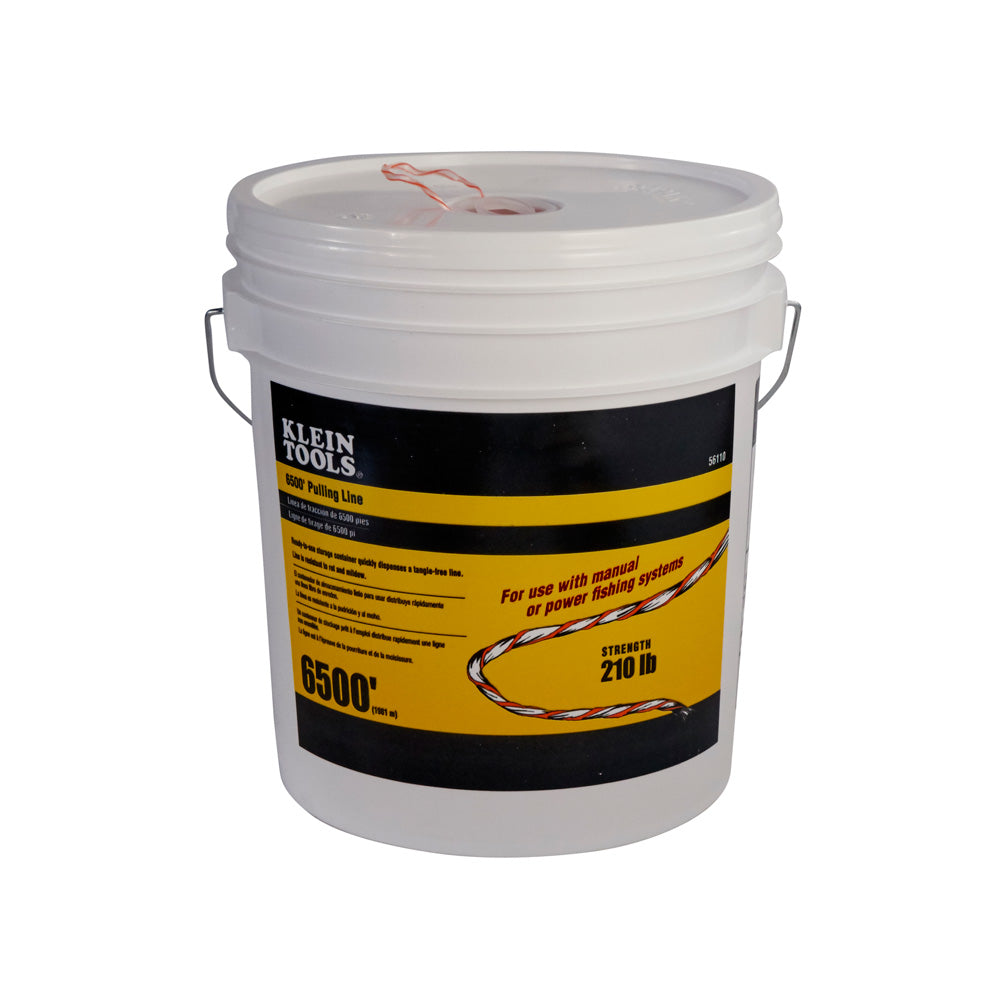 Poly Pull Line with Orange Tracer 6500-Foot | 56110 - Cable Connection & Supply