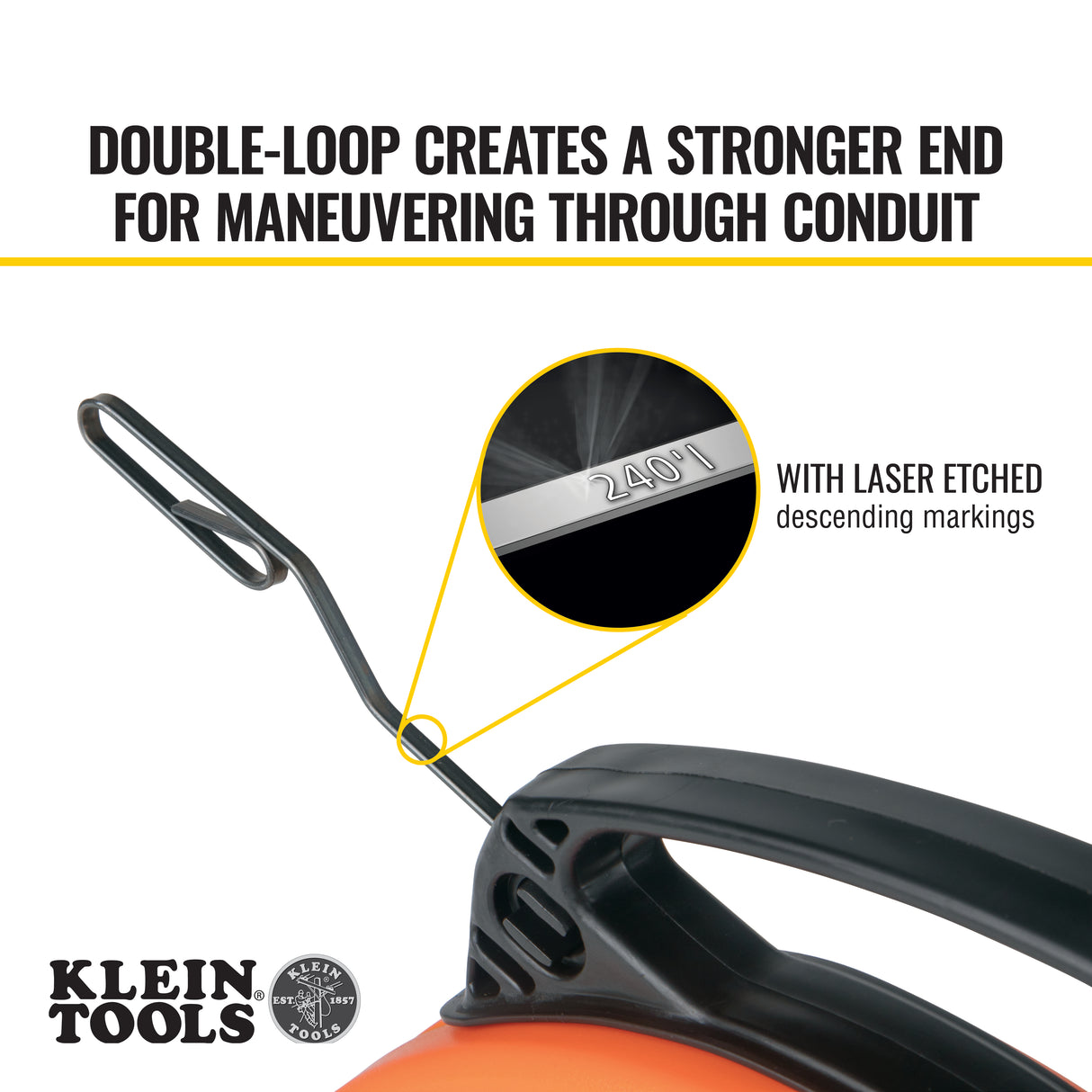 Steel Fish Tape, 1/8-Inch x 240-Foot | 56334 - Cable Connection & Supply