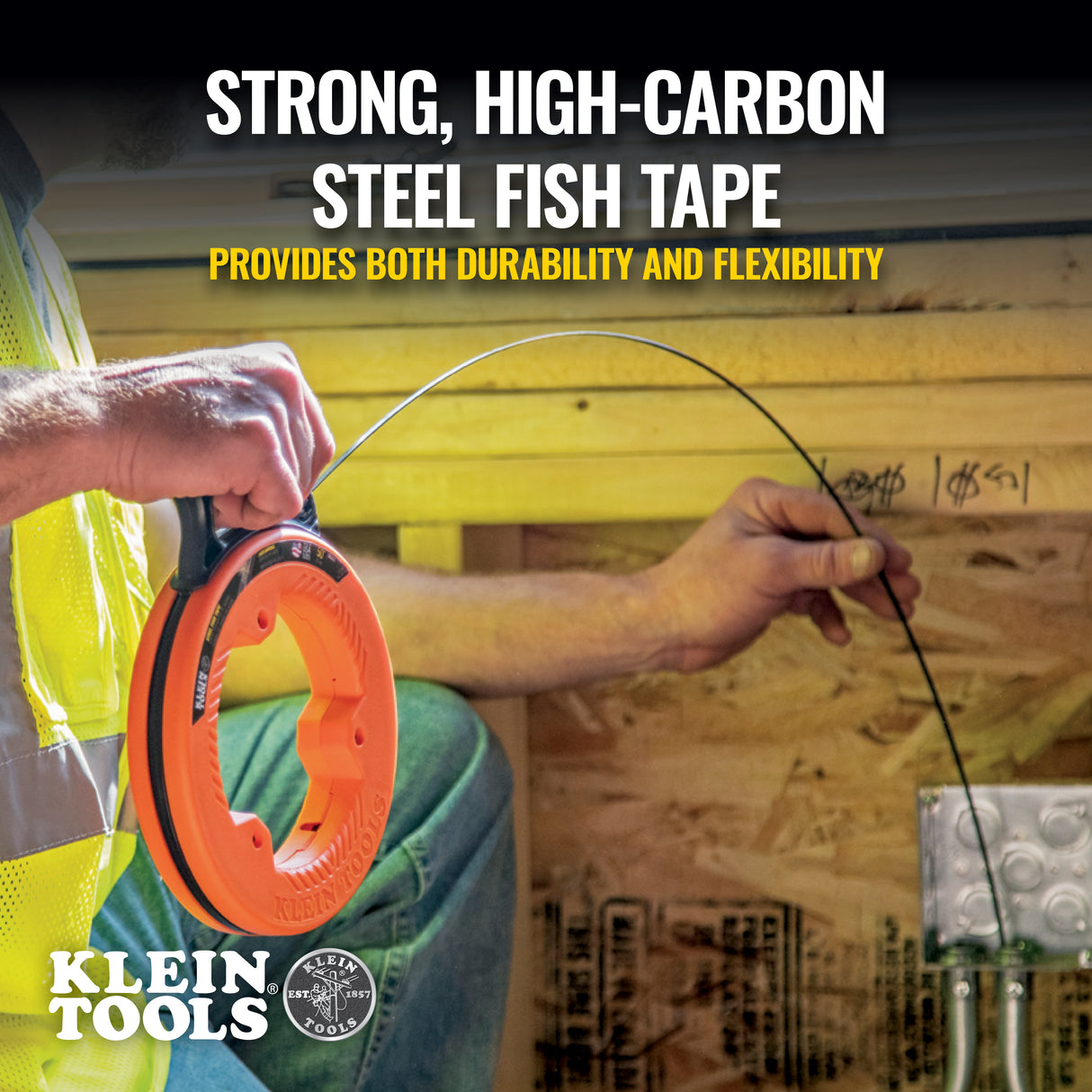 Steel Fish Tape, 1/8-Inch x 240-Foot | 56334 - Cable Connection & Supply
