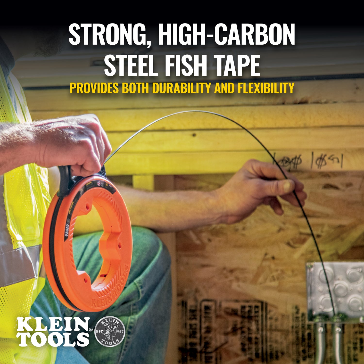 Steel Fish Tape, 1/8-Inch x 240-Foot | 56334 - Cable Connection & Supply