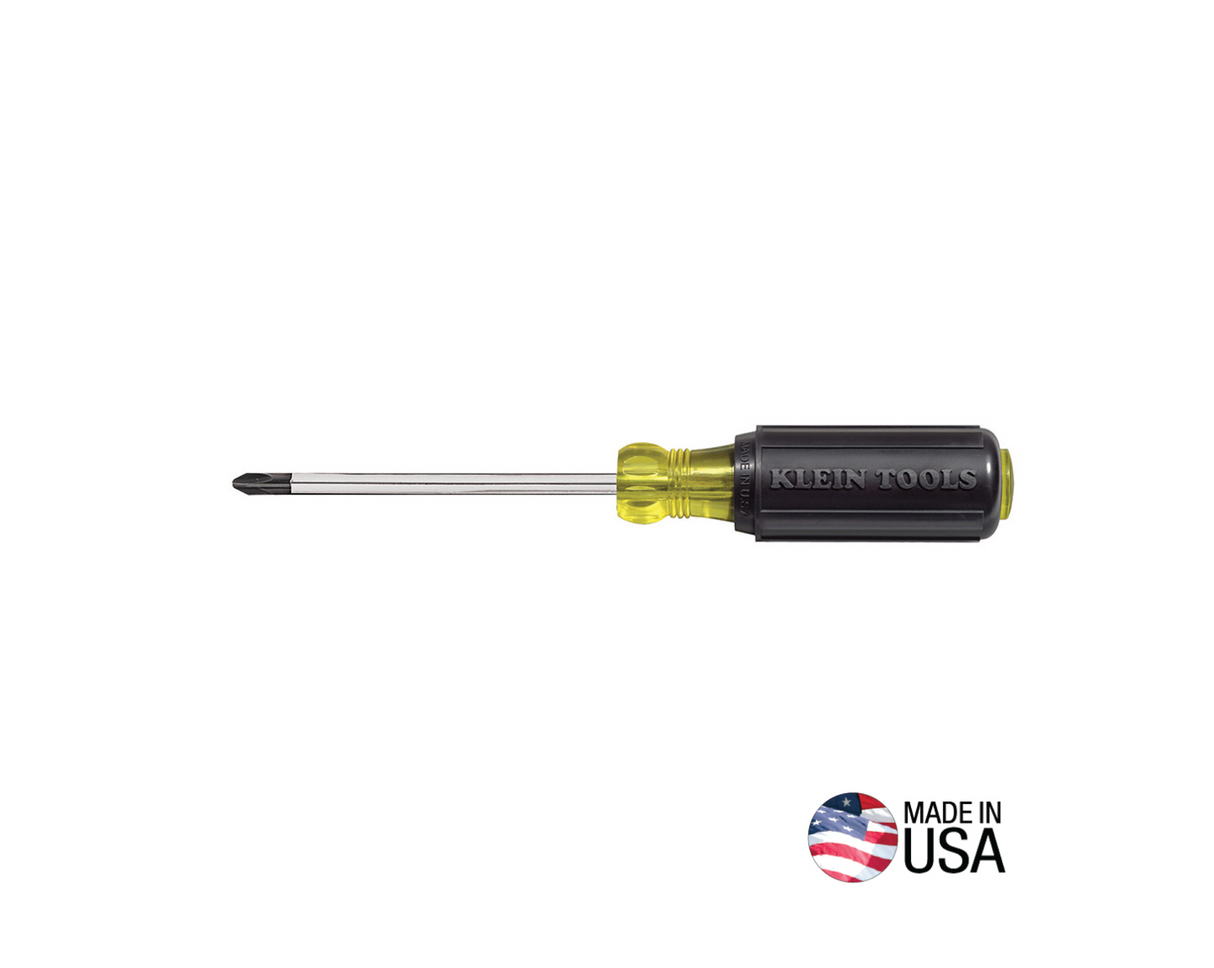 #2 Phillips Screwdriver, 4-Inch Round Shank | 603-4 - Cable Connection & Supply