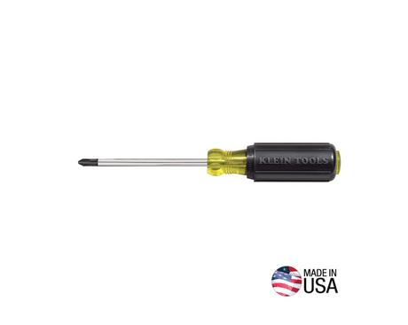 #2 Phillips Screwdriver, 4-Inch Round Shank | 603-4 - Cable Connection & Supply