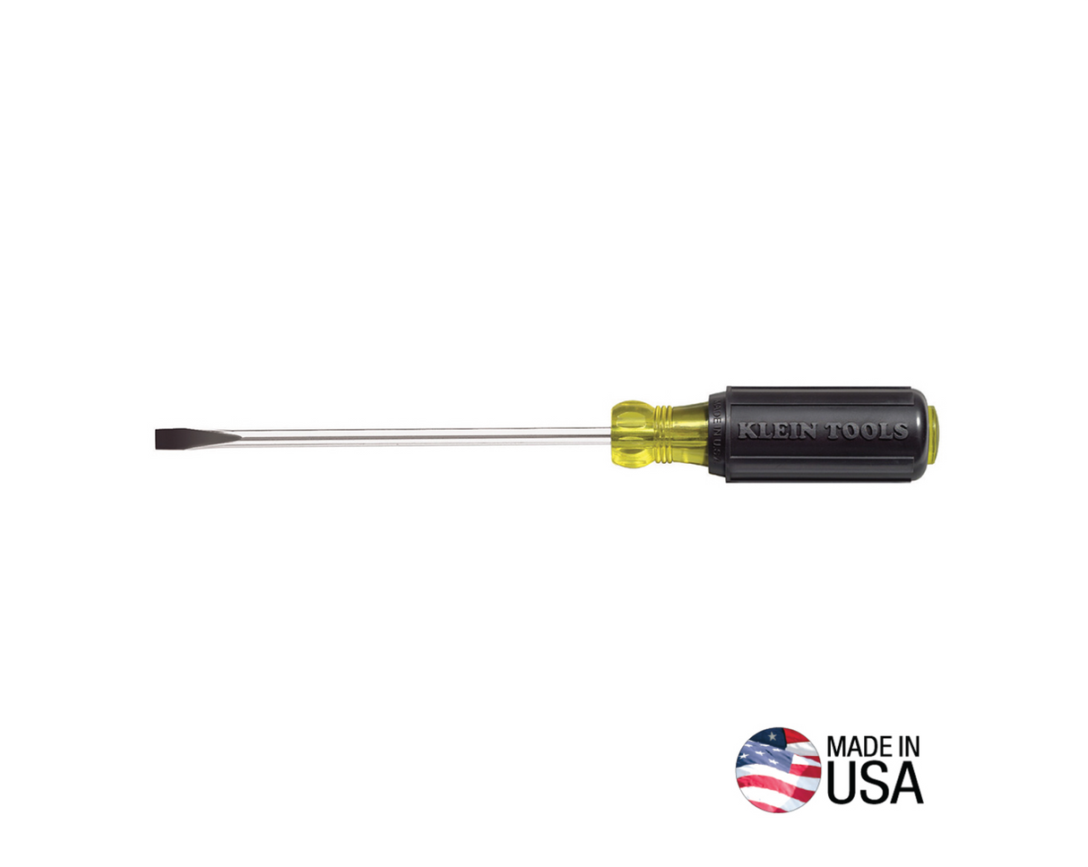 1/4-Inch Cabinet Screwdriver, Heavy Duty, 6-Inch Round Shank | 605-6 - Cable Connection & Supply