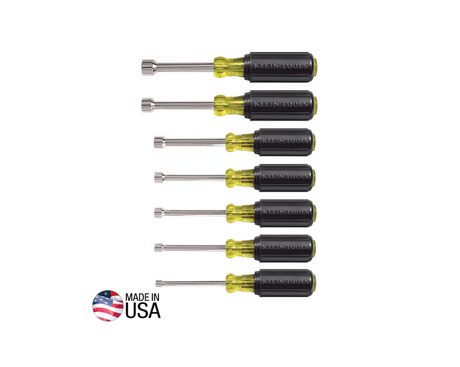 Nut Driver Set, 3-Inch Shafts, Cushion-Grip™, 7-Piece | 631 - Cable Connection & Supply