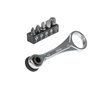 Slim-Profile Mini Ratchet Set, 5-Piece | 65200 - Cable Connection & Supply