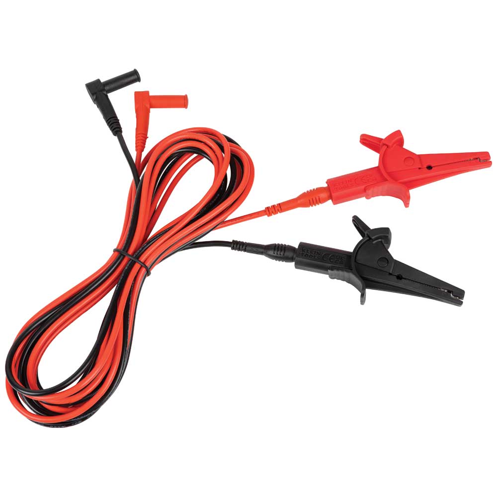 Heavy-Duty Alligator Clip Test Leads, 10-Foot | 69367 - Cable Connection & Supply