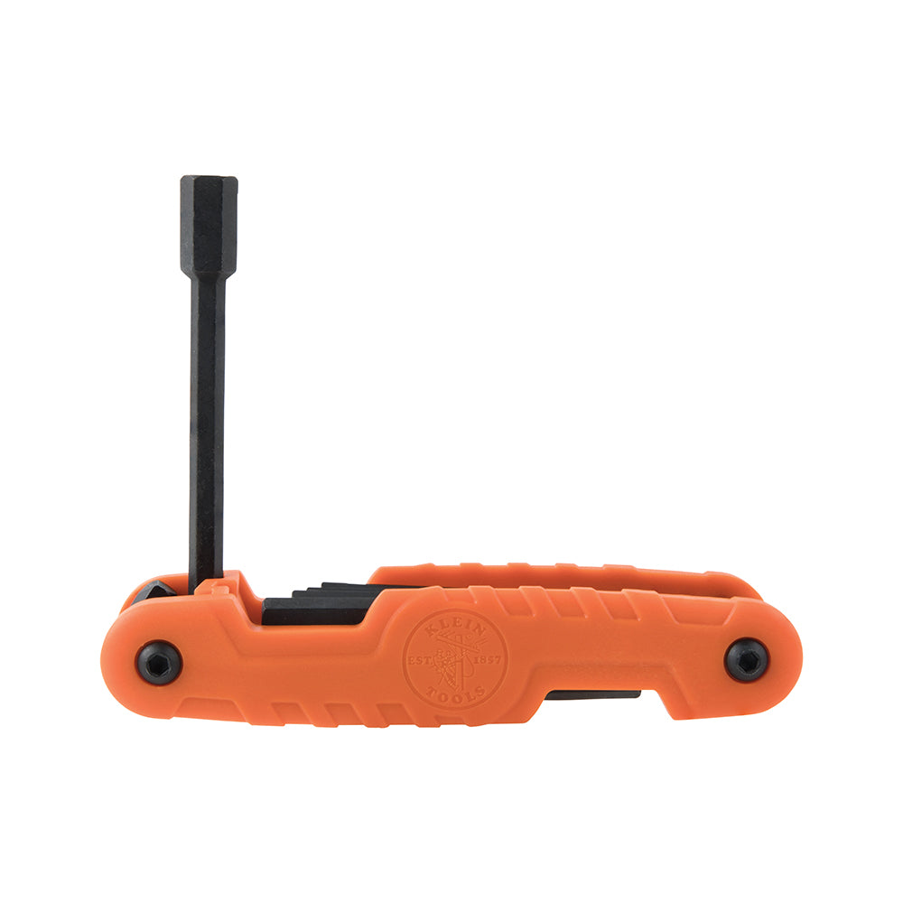 Pro Folding Hex Key Set, 11-Key, SAE Sizes | 70550 - Cable Connection & Supply