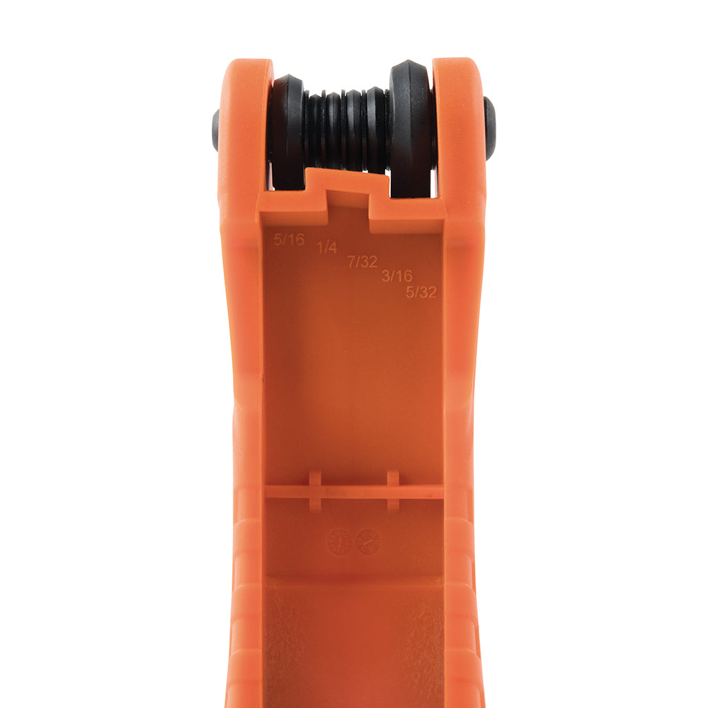 Pro Folding Hex Key Set, 11-Key, SAE Sizes | 70550 - Cable Connection & Supply