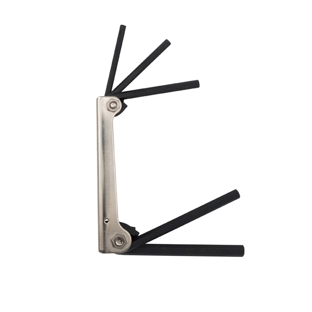 Folding Hex Key Set, 5-Key, SAE Sizes | 70579 - Cable Connection & Supply