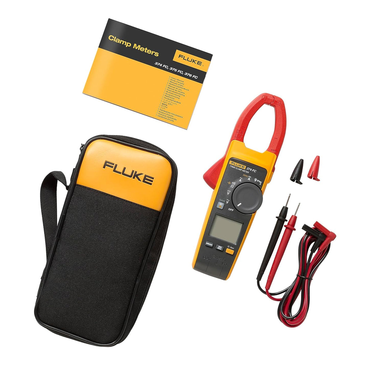 True-RMS AC/DC Clamp Meter | Fluke 374 FC - Cable Connection & Supply