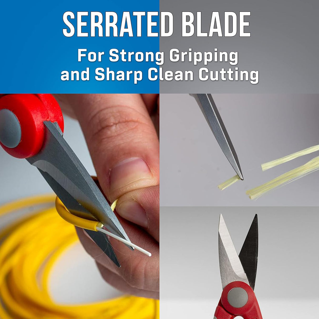 Wire & Kevlar® Cutting Shears | JIC-186 - Cable Connection & Supply