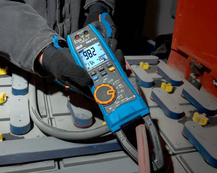 Solar+ Clamp Meter CAT III 1500 V | ACM-1500DC - Cable Connection & Supply
