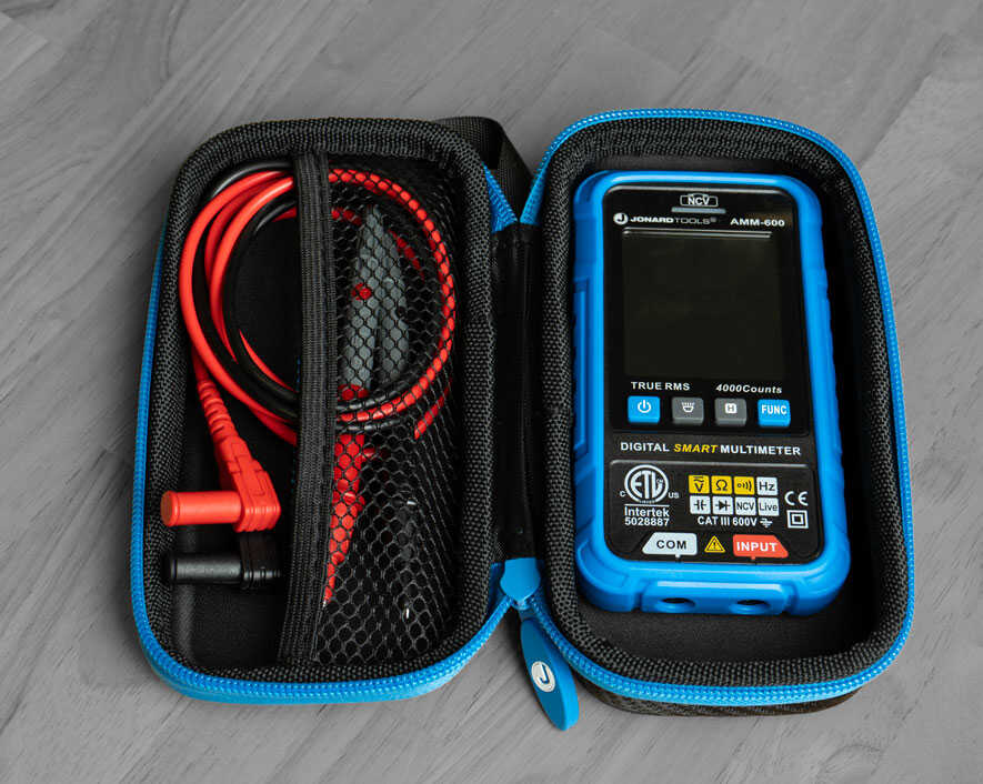600V Automatic Intelligent Digital Multimeter | AMM-600 - Cable Connection & Supply