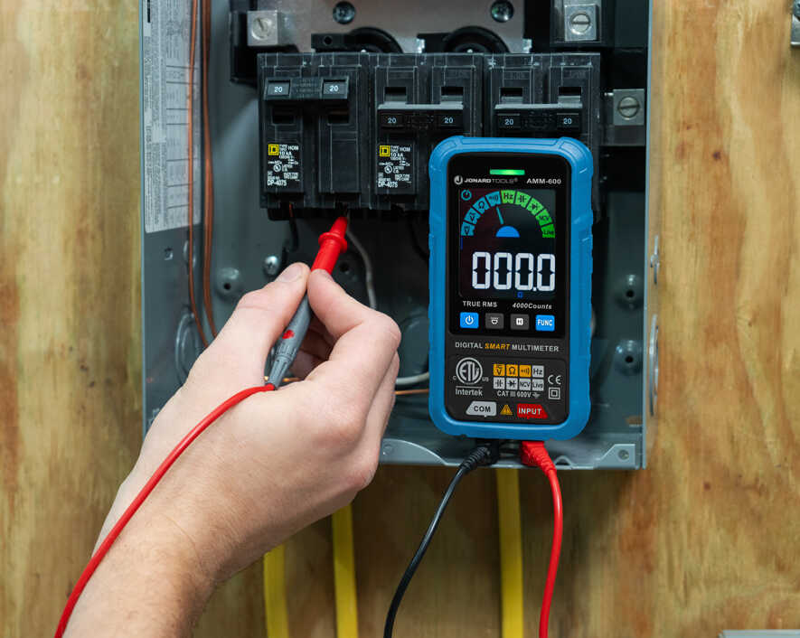 600V Automatic Intelligent Digital Multimeter | AMM-600 - Cable Connection & Supply