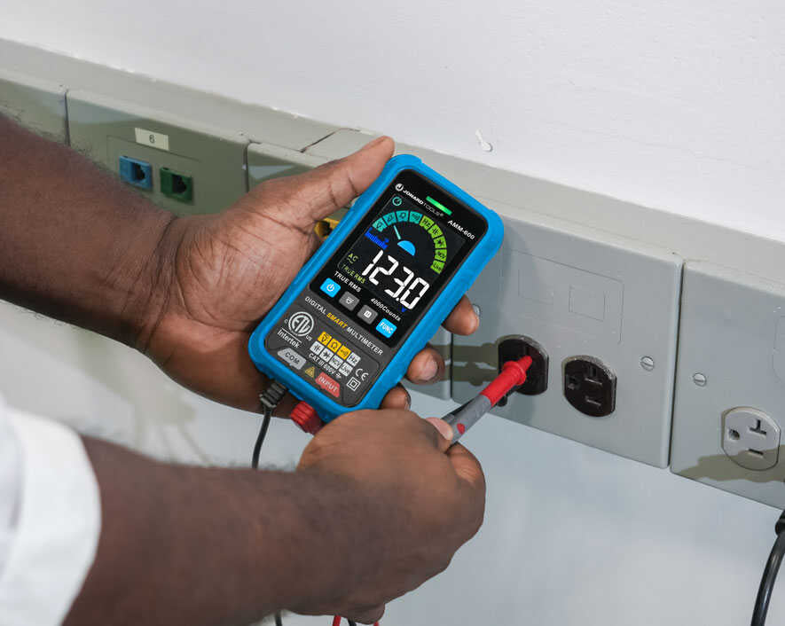 600V Automatic Intelligent Digital Multimeter | AMM-600 - Cable Connection & Supply
