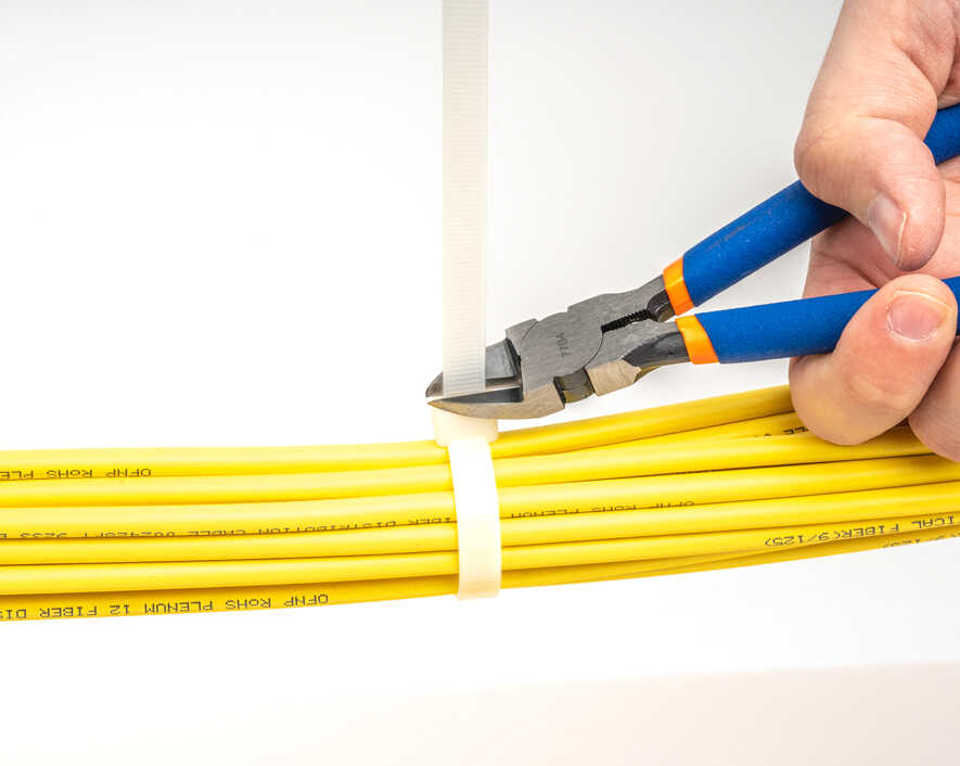 Flush Cutting Pliers for Large Cable Ties, 6.5" | CTG-500 - Cable Connection & Supply