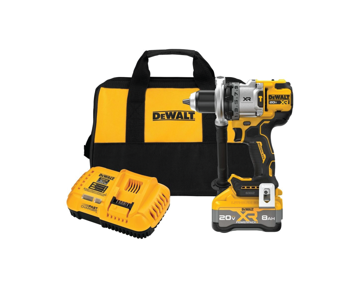 DEWALT 20V MAX XR Brushless Cordless 1/2 Inch Hammer Drill Kit | DCD1007WW1 - Cable Connection & Supply