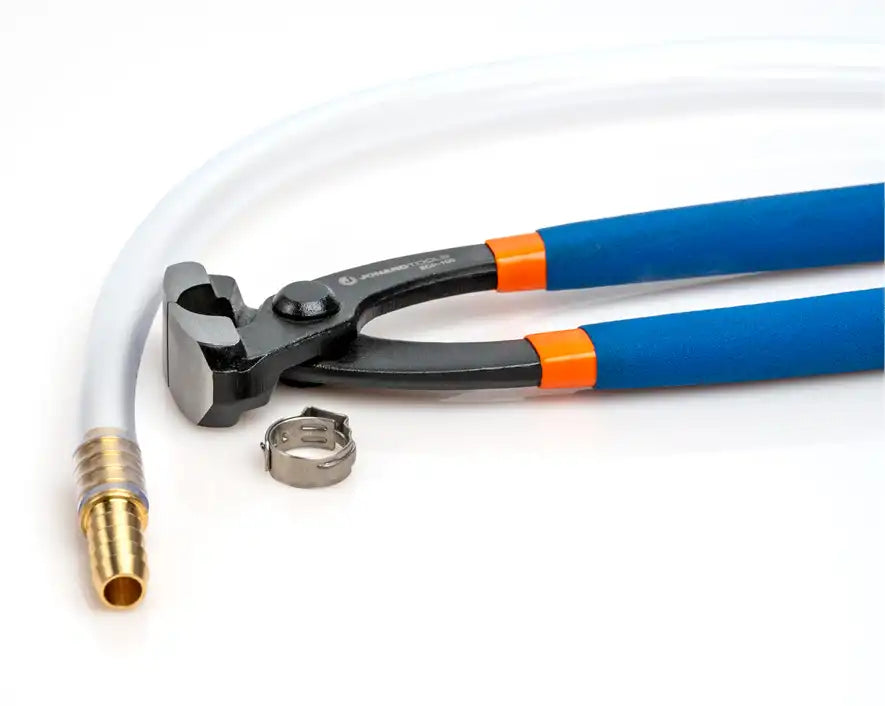 Single-Ear Hose Clamp Pliers, Straight Jaw | ECP-100 - Cable Connection & Supply