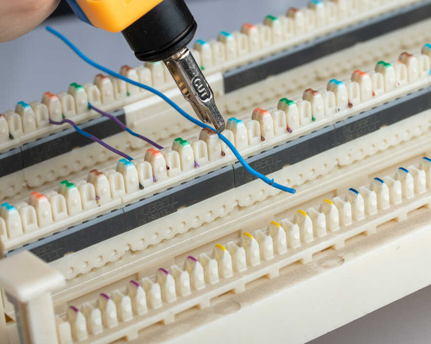 Punchdown Tool with 66 & 110 Combined Blade | EPD-914116 - Cable Connection & Supply