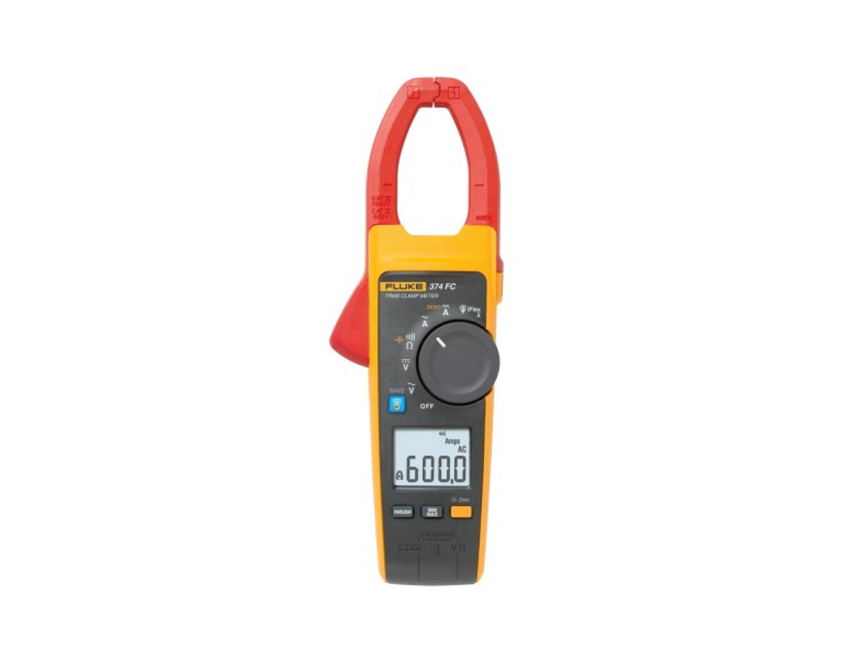 True-RMS AC/DC Clamp Meter | Fluke 374 FC - Cable Connection & Supply