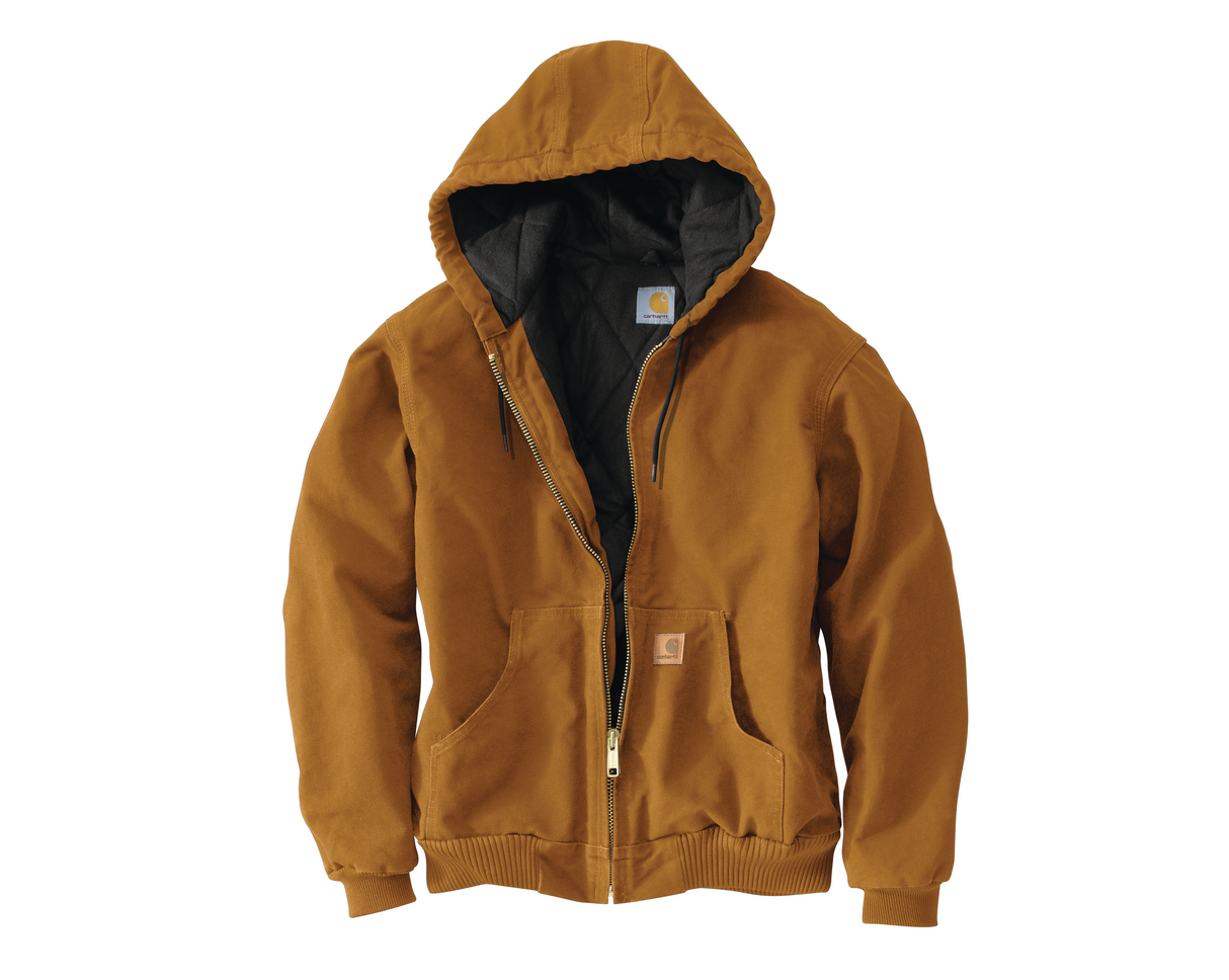 Men's Quilted Flannel-Lined Sandstone Active Jacket | J130 - Cable Connection & Supply