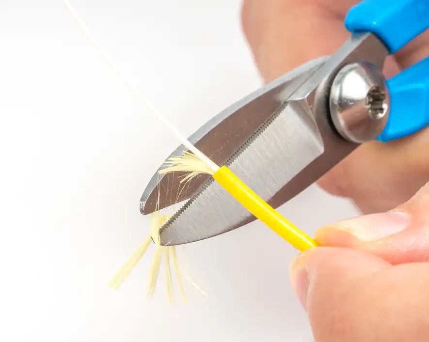Fiber Optic Kevlar® Cutting Shears | KCS-4 - Cable Connection & Supply