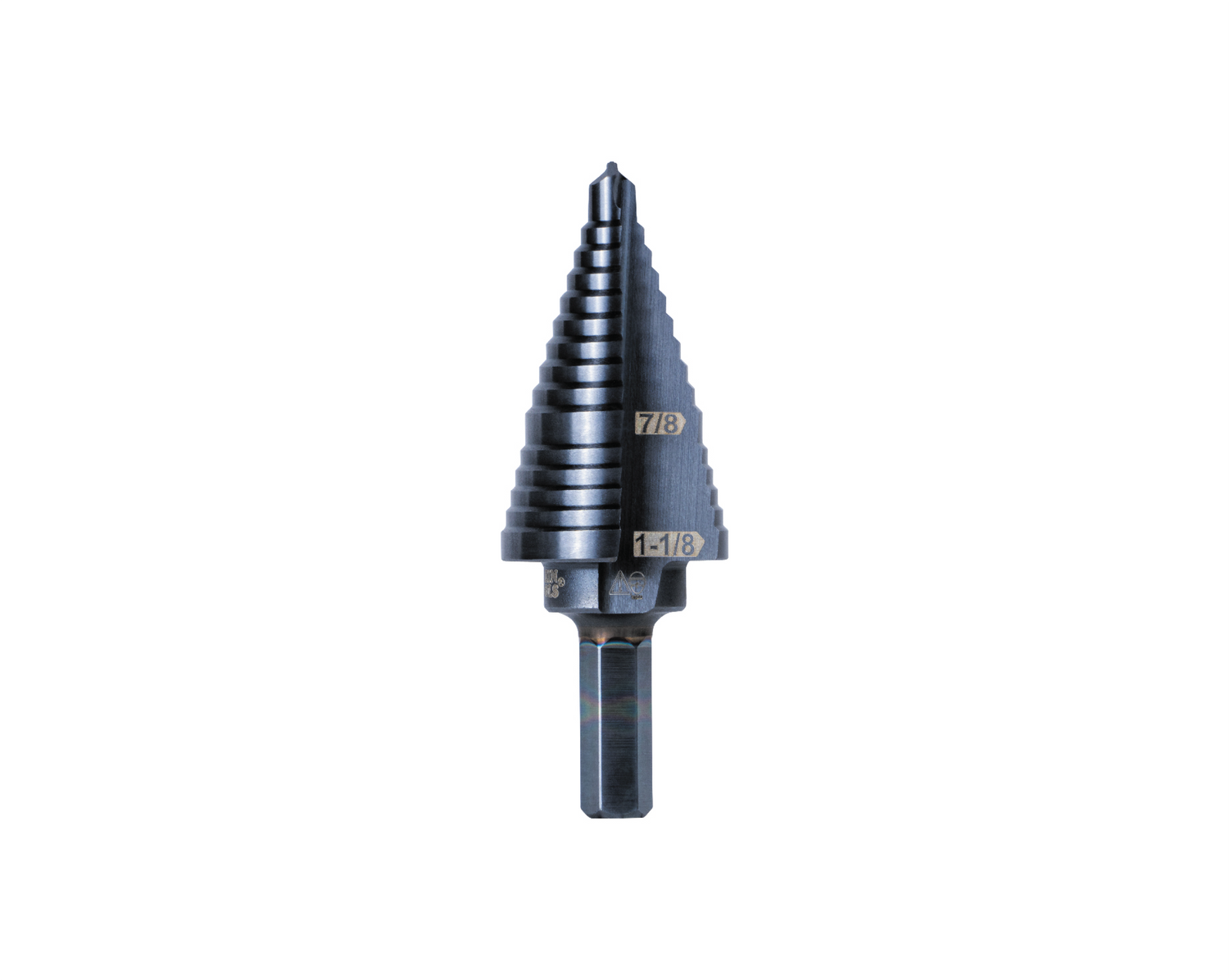 2-Step Drill Bit, 3/8-Inch Hex, Double Straight Flute, 7/8-Inch to 1-1/8-Inch | KTSB11 - Cable Connection & Supply