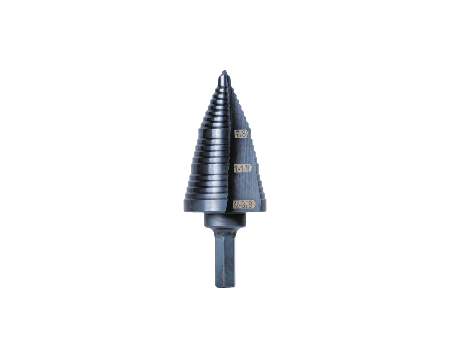 3-Step Drill Bit, 3/8-Inch Hex, Double Straight Flute, 7/8-Inch to 1-3/8-Inch | KTSB15 - Cable Connection & Supply