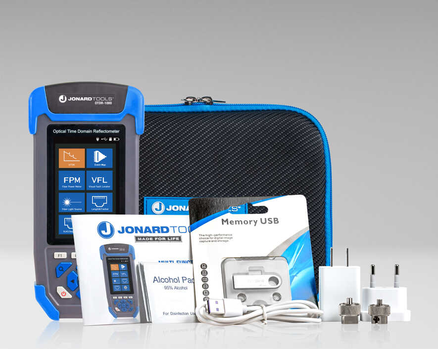 Multi-Function OTDR | OTDR-1000 - Cable Connection & Supply