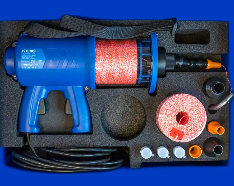 Pull Line Blower for 3/4" to 2" (18-50 mm) Conduit | PLB-1000 - Cable Connection & Supply