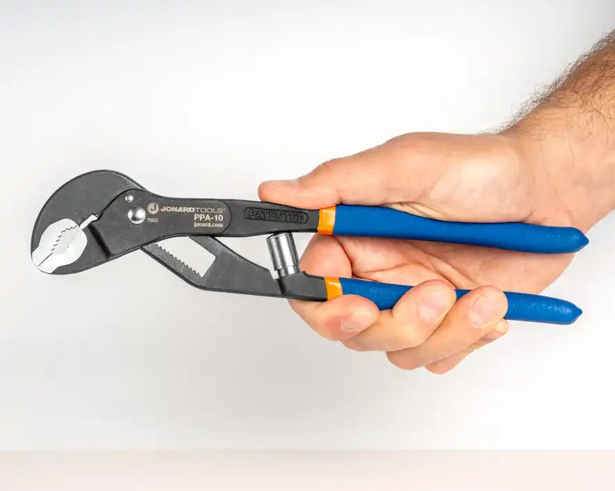 Pump Pliers with Automatic Adjustment, 10" | PPA-10 - Cable Connection & Supply