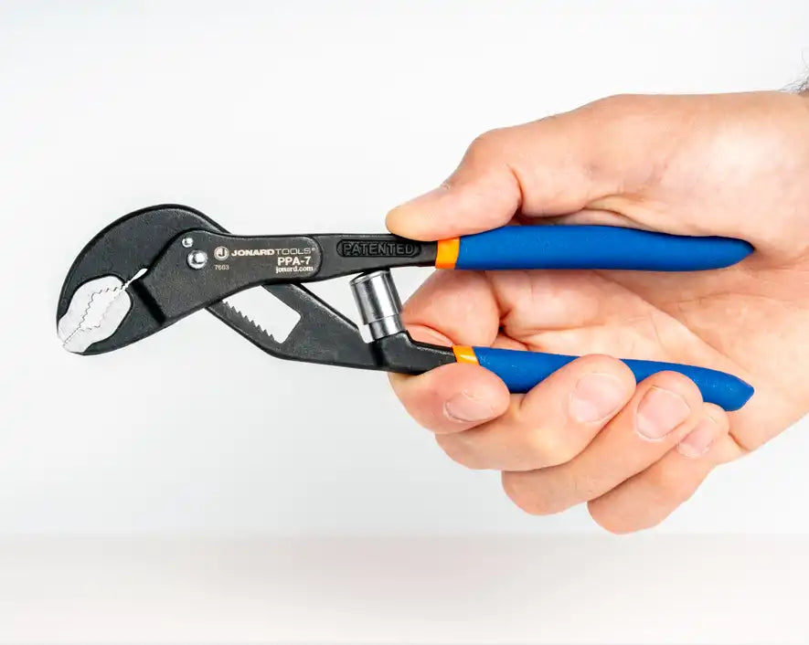 Pump Pliers with Automatic Adjustment, 7" | PPA-7 - Cable Connection & Supply