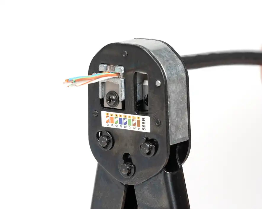 Unshielded RJ45 Passthrough Connector for CAT6A Cable, Pack of 100 | RJ456AUS-100 - Cable Connection & Supply